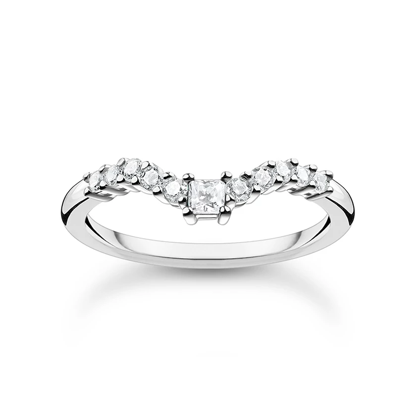 Thomas Sabo fehér köves gyűrű - TR2398-051-14-54
