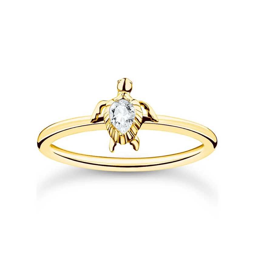 Thomas Sabo teknősbéka gyűrű - TR2401-414-14-48
