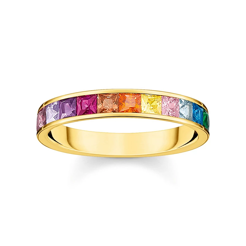 Thomas Sabo gyűrű színes kövekkel - TR2403-996-7-48