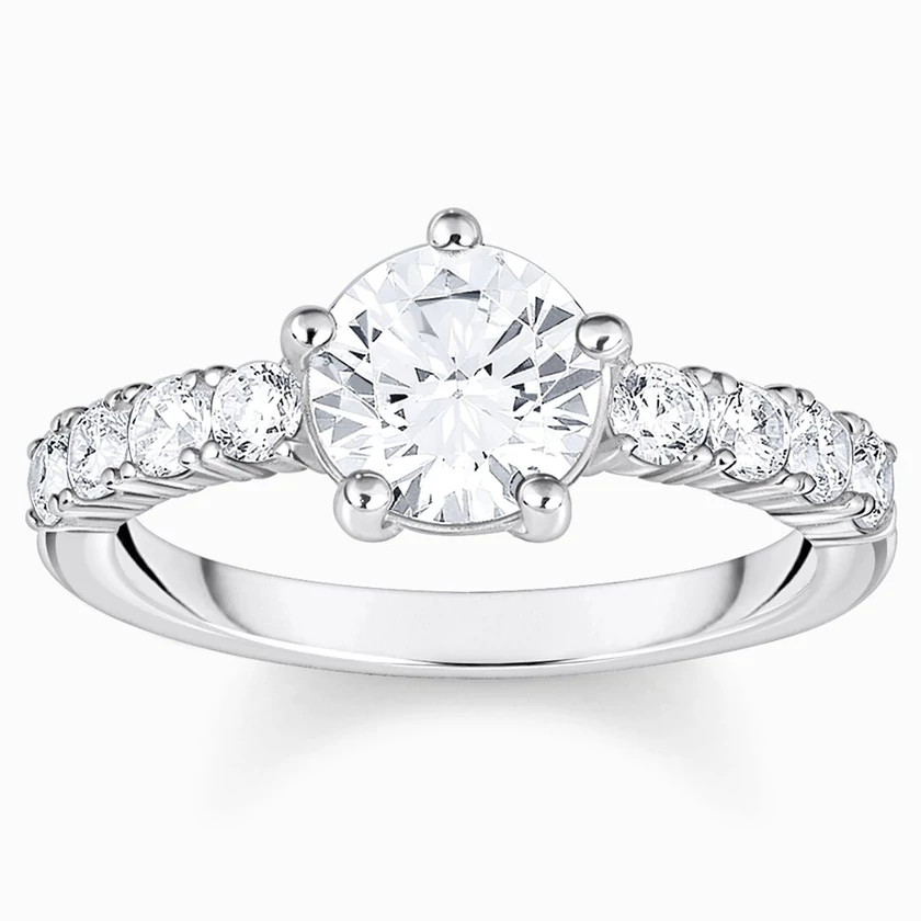 Thomas Sabo ezüst szoliter gyűrű cirkóniával - TR2440-051-14-50