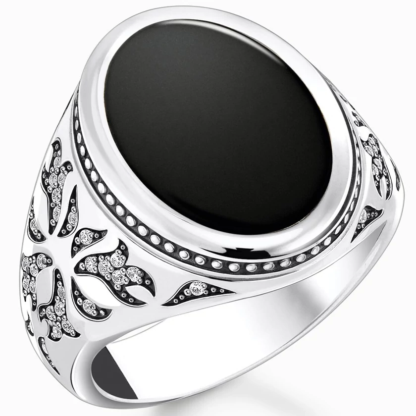 Thomas Sabo Ónix gyűrű - TR2454-641-11-50