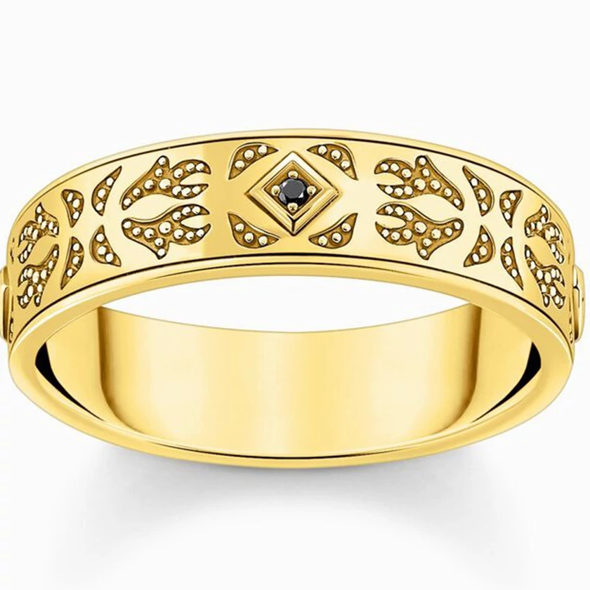 Thomas Sabo Mintás aranyozott gyűrű - TR2455-414-39-52