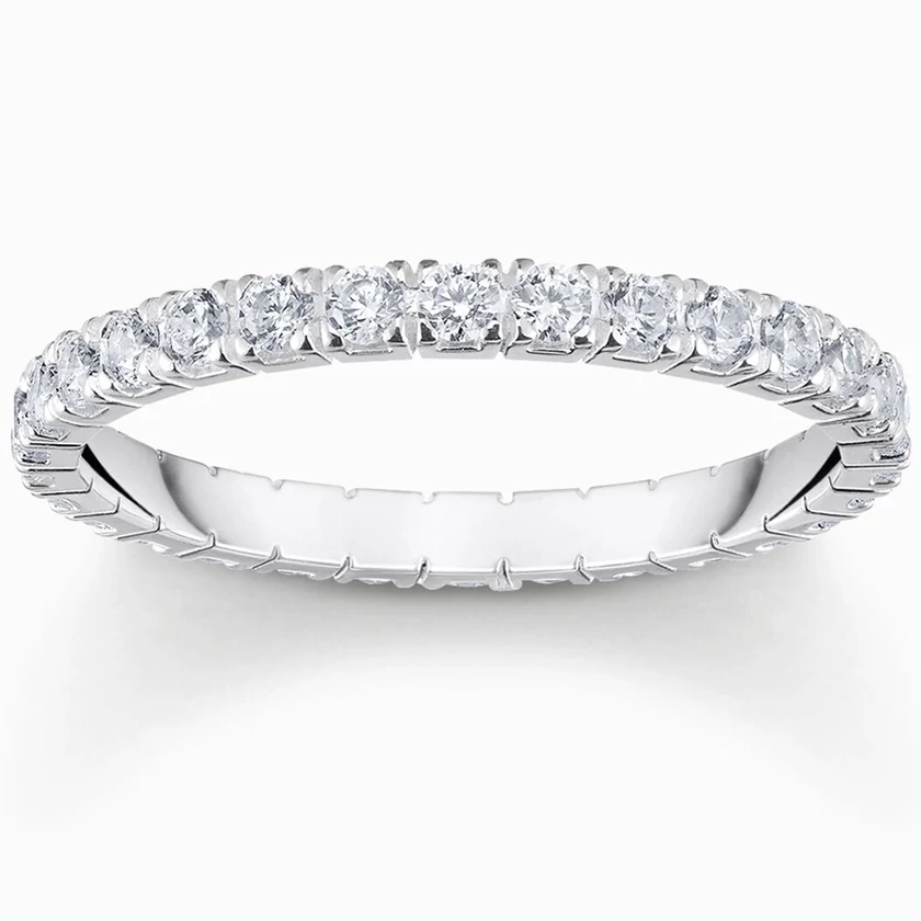 Thomas Sabo áttetsző cirkónia köves ezüst gyűrű - TR2467-051-14-50