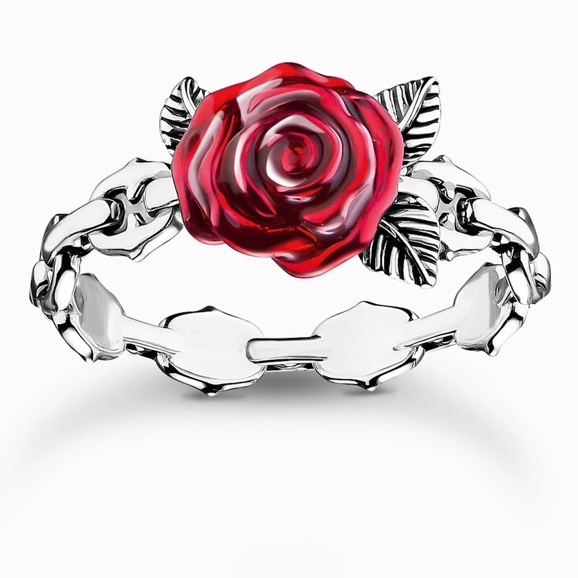 Thomas Sabo rózsa románc gyűrű  - TR2482-664-10-48