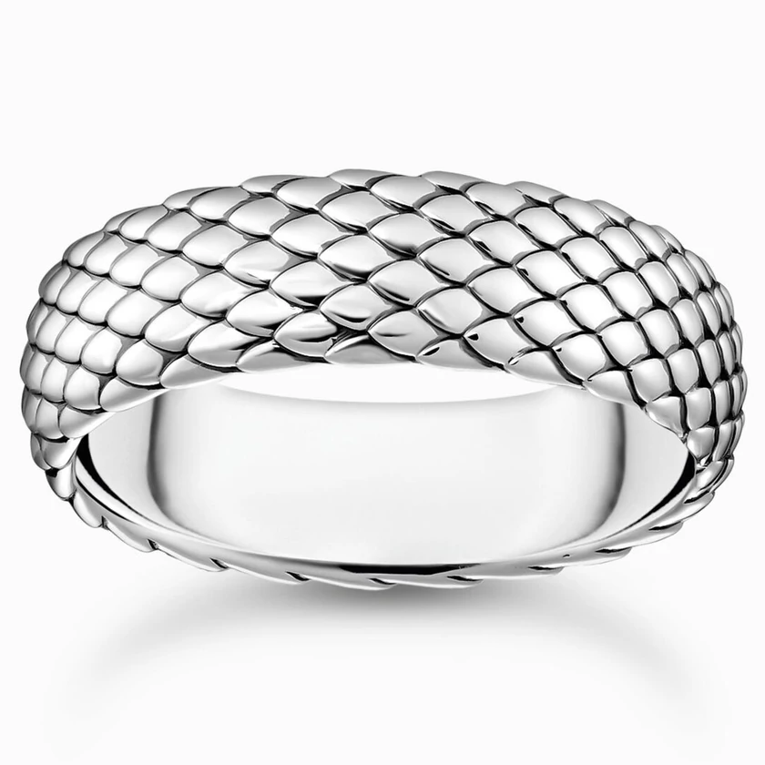 Thomas Sabo ezüst kígyómintás gyűrű - TR2489-637-21-52