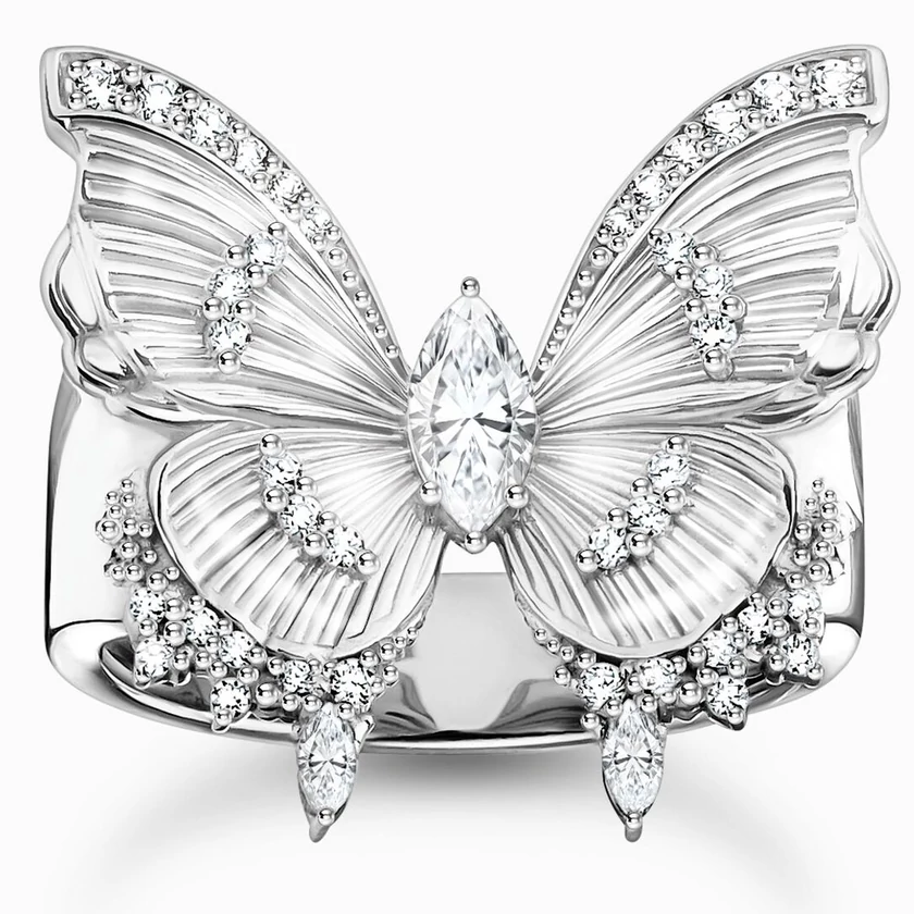 Thomas Sabo ezüst nagy pillangó gyűrű - TR2495-051-14-52