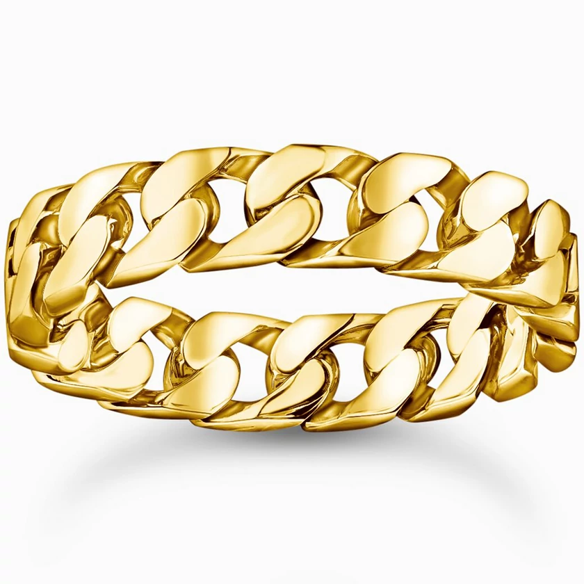 Thomas Sabo sárga arany láncszemes gyűrű - TR2496-413-39-50