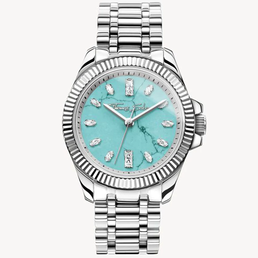 Thomas Sabo divine türkiz számlapos ezüst női karóra - WA0435