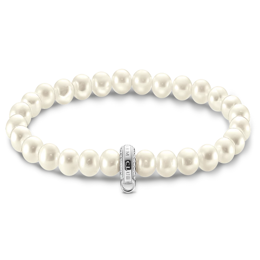 Thomas Sabo tenyésztett gyöngy charm karkötő - X0284-082-14-L15