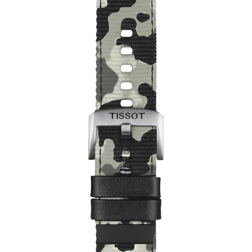 Tissot terepmintás textil óraszíj 22 mm