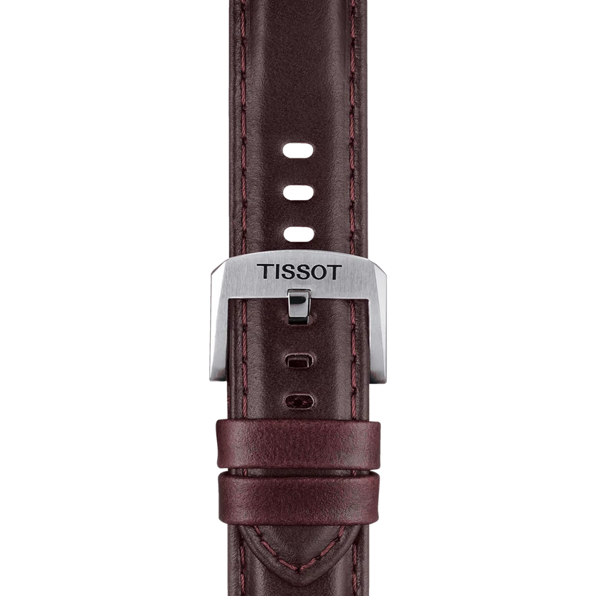 Tissot barna bőr óraszíj 20 mm