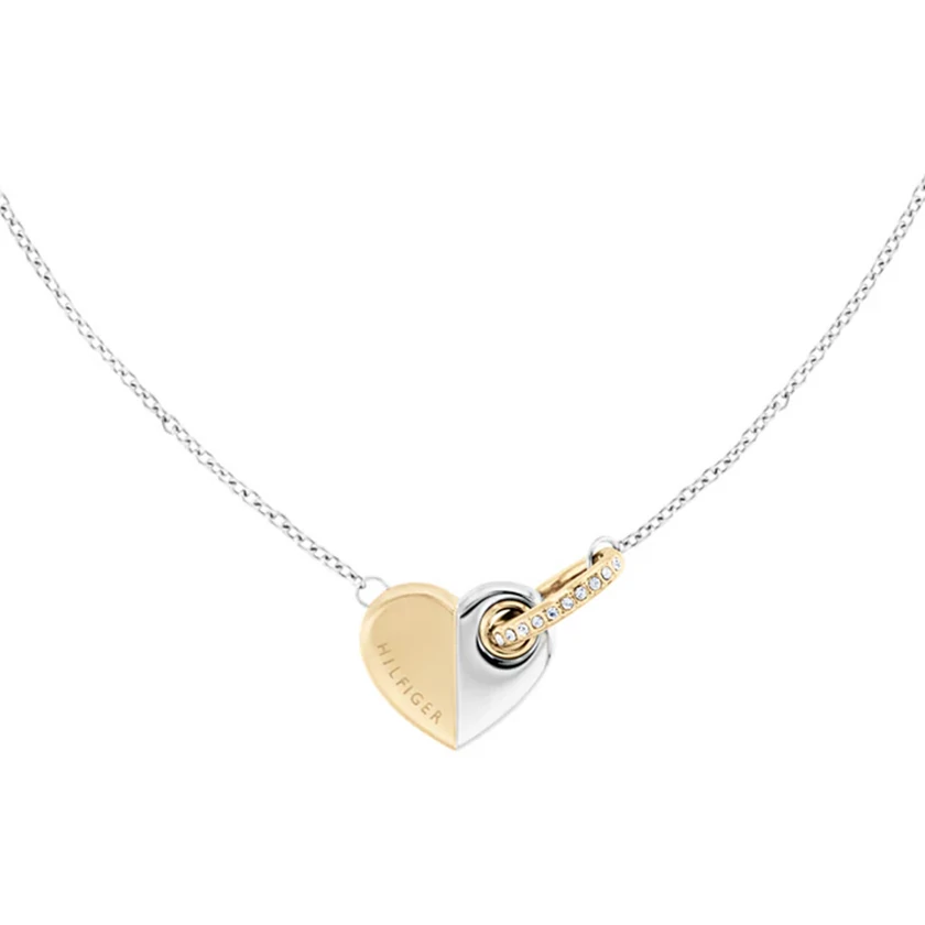 Tommy Hilfiger bicolor szív női nyaklánc - 2780878