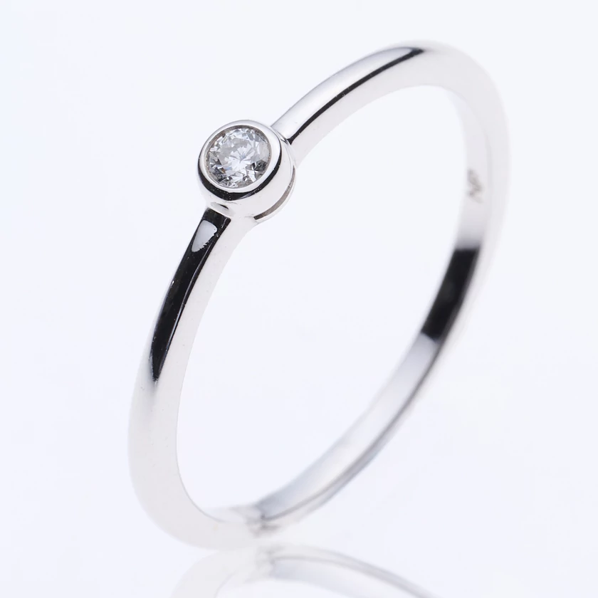 Velekey Diamond gyémánt eljegyzési gyűrű 0.06ct. - BRCORR05481W-54