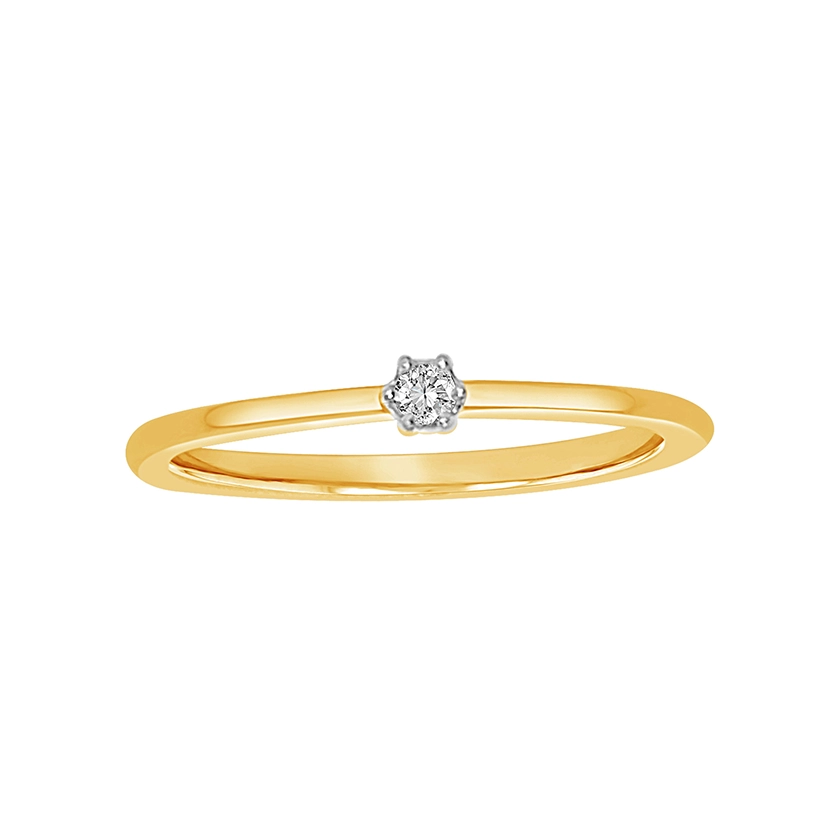 Velekey Diamond gyémánt eljegyzési gyűrű 0,04 ct. - BRCORR06636Y-50