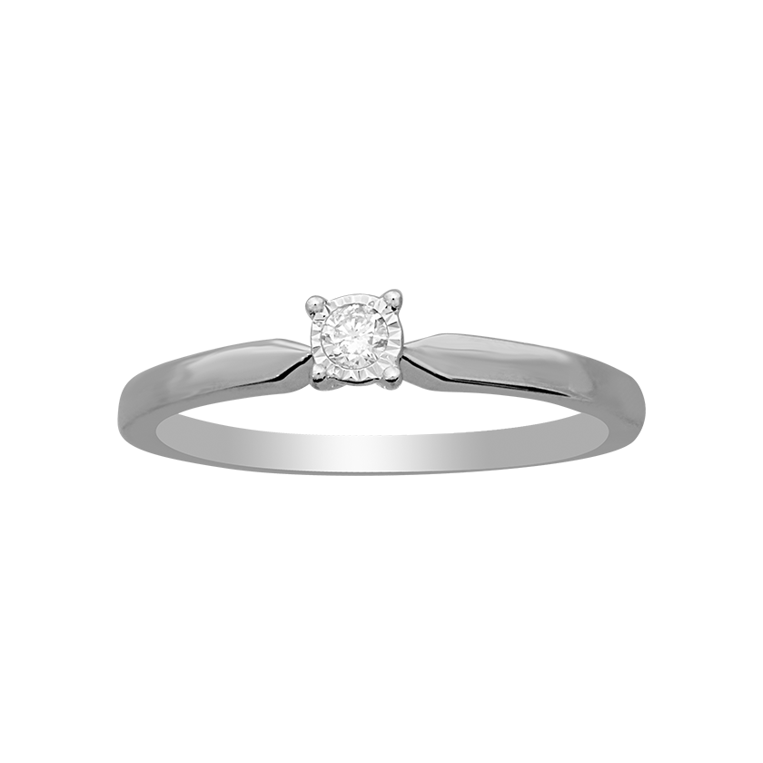 Velekey Diamond gyémánt eljegyzési gyűrű 0,05 ct. - BRI23569W-48
