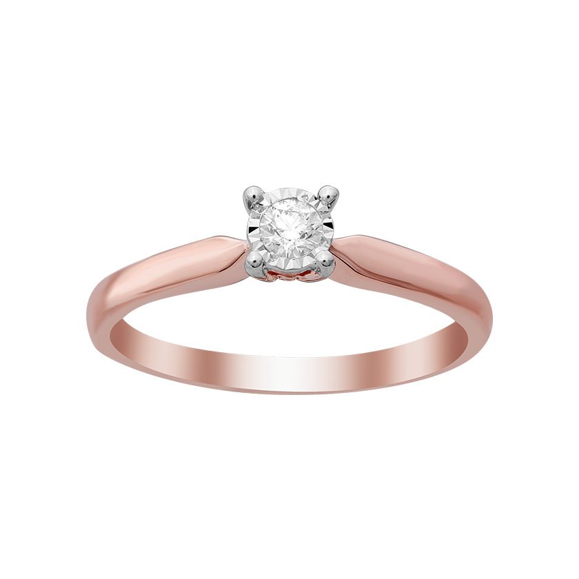 Velekey Diamond gyémánt eljegyzési gyűrű 0,10 ct. - BRI23570R-49