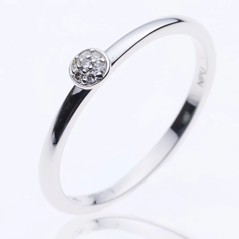 Velekey Diamond gyémánt eljegyzési gyűrű 0,03 ct. - BRI24105CTTW-54