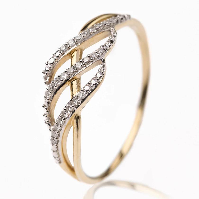 Velekey Diamond gyémánt eljegyzési gyűrű 0.06ct. - BRI24857Y-54