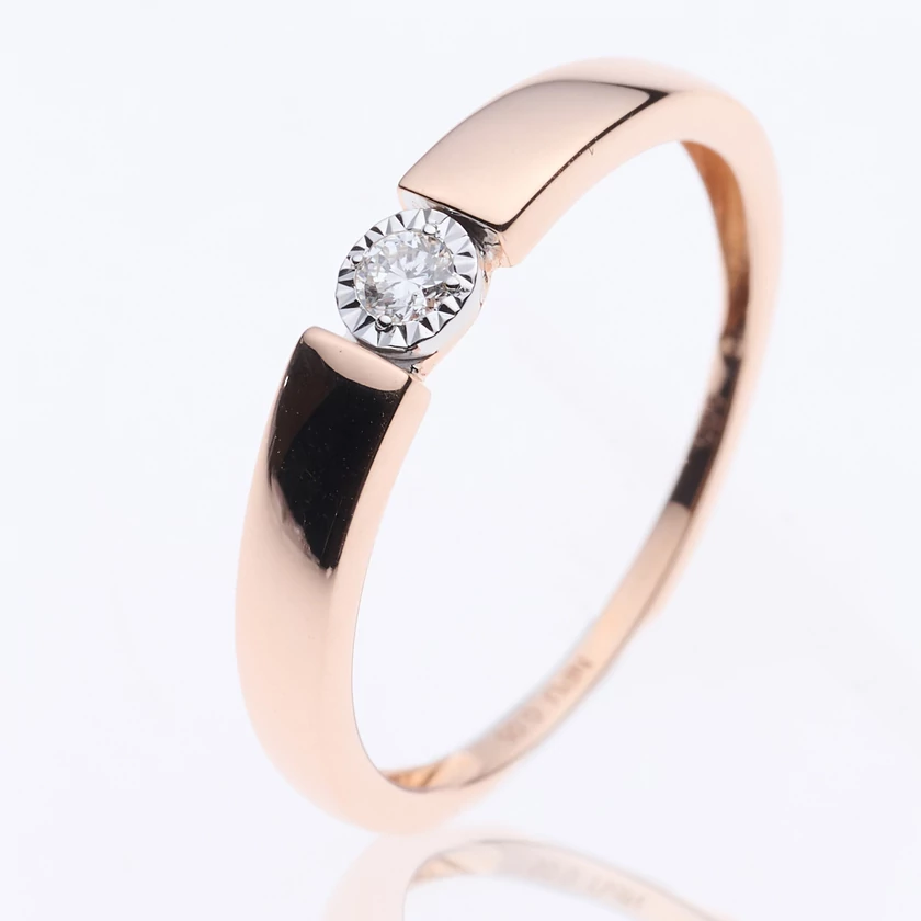 Velekey Diamond gyémánt eljegyzési gyűrű 0,05 ct. - BRI31626R-48