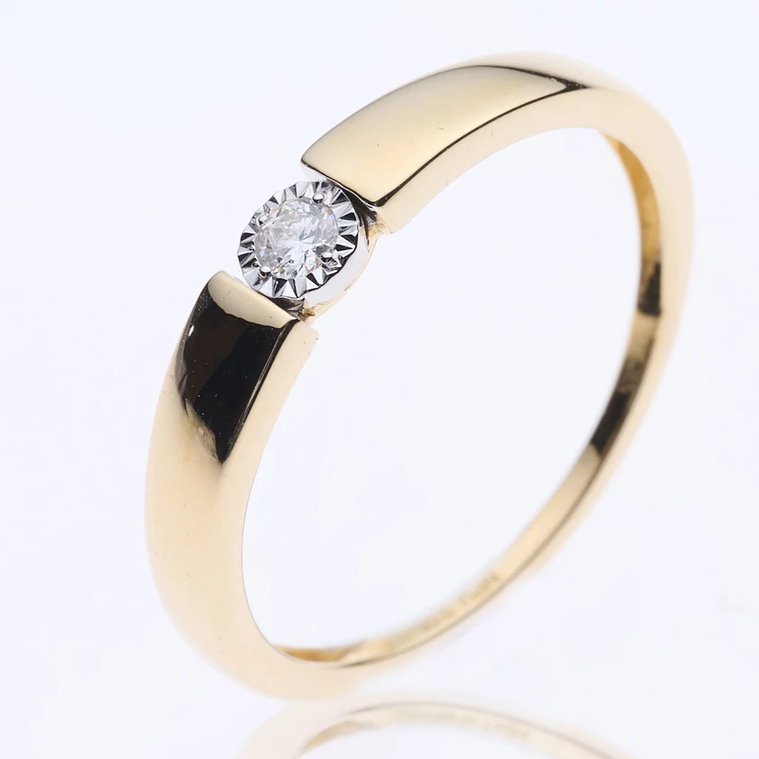 Velekey Diamond gyémánt eljegyzési gyűrű 0,05 ct. - BRI31626Y-48