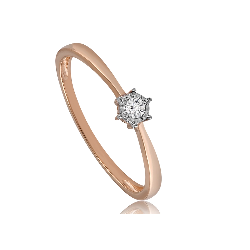 Velekey Diamond gyémánt eljegyzési gyűrű 0,05 ct. - BRI31631R-59