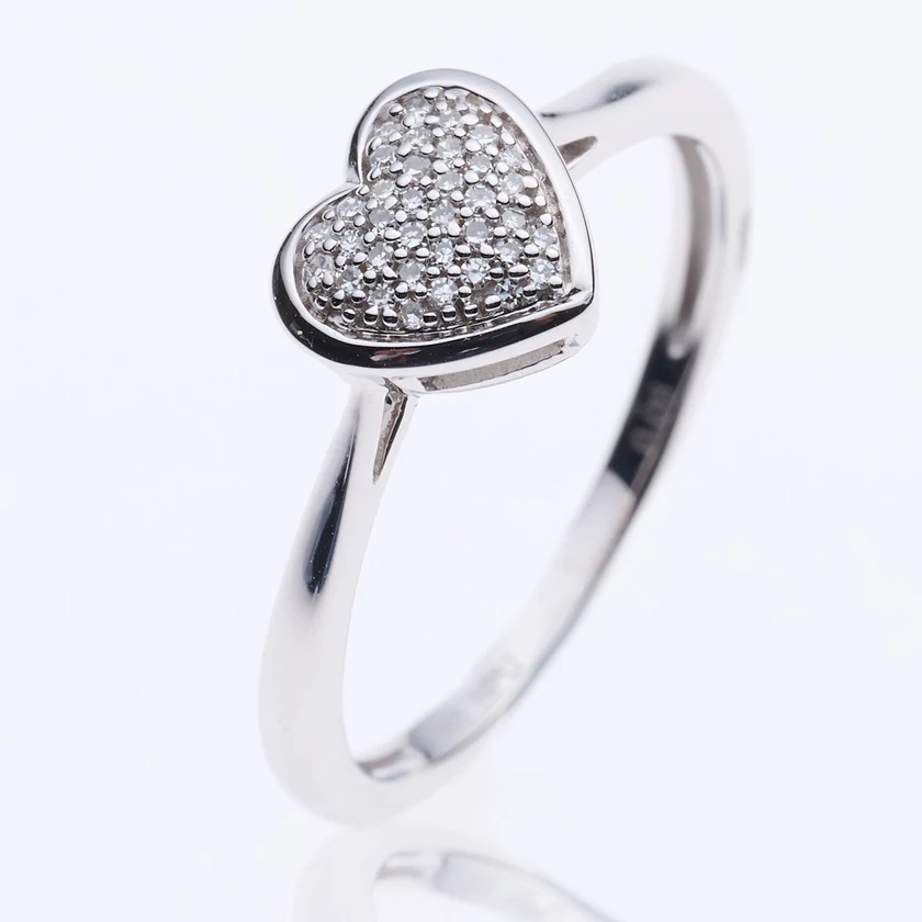 Velekey Diamond gyémánt eljegyzési gyűrű 0.06ct. - BRI34809W-52