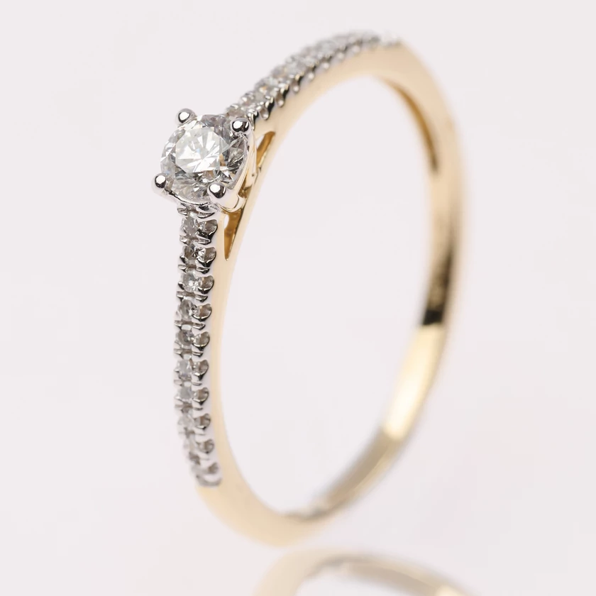 Velekey Diamond gyémánt gyűrű - BRI38412-020Y-53