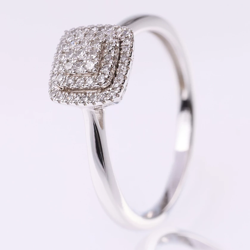 Velekey Diamond gyémánt eljegyzési gyűrű 0.15ct. - BRI42704-015W-54