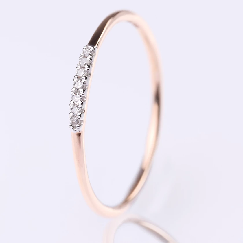 Velekey Diamond gyémánt eljegyzési gyűrű 0.03ct. - BRI46885-003R-50