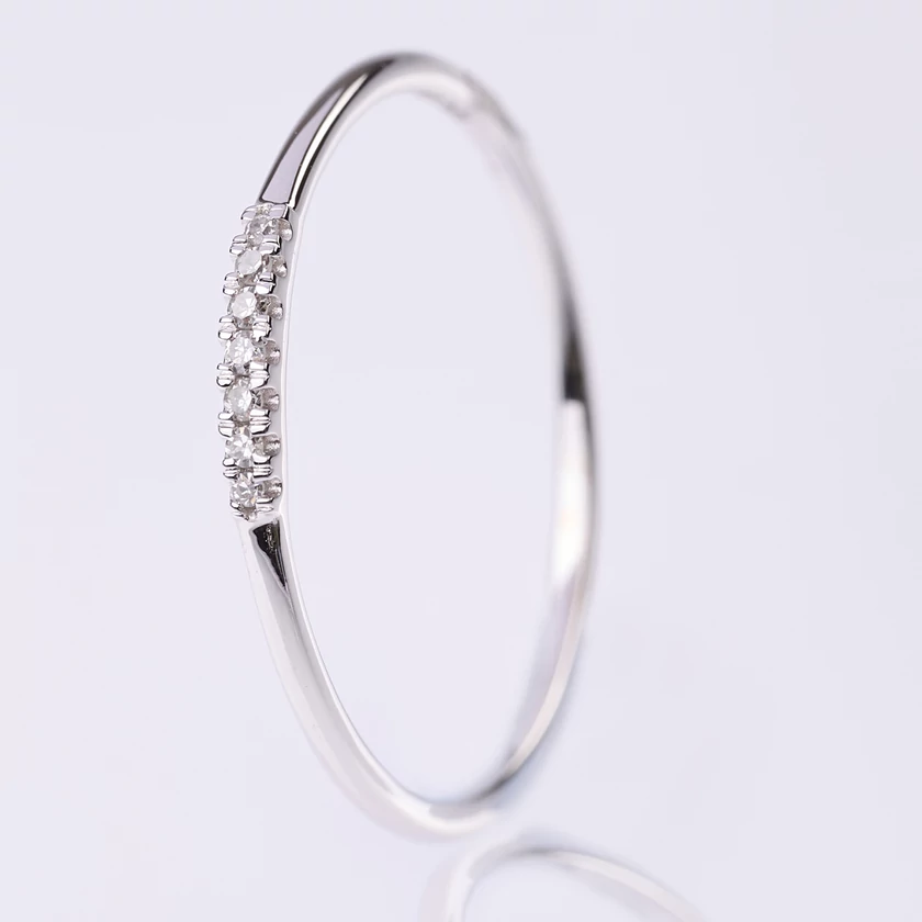 Velekey Diamond gyémánt eljegyzési gyűrű 0.03ct. - BRI46885-003W-49