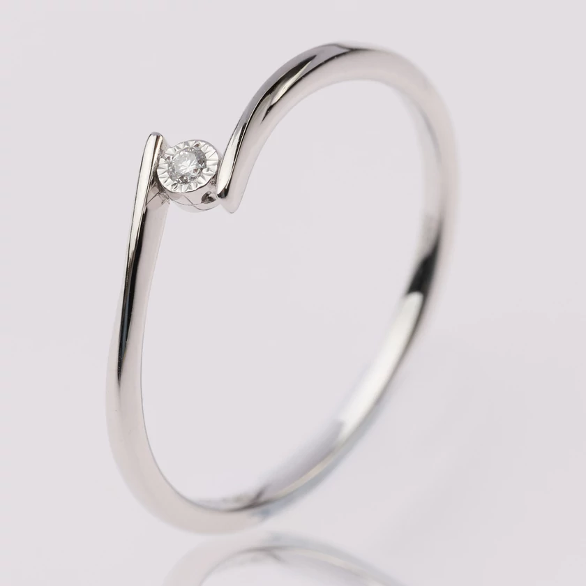 Velekey Diamond gyémánt gyűrű - BRI49017-001W-50