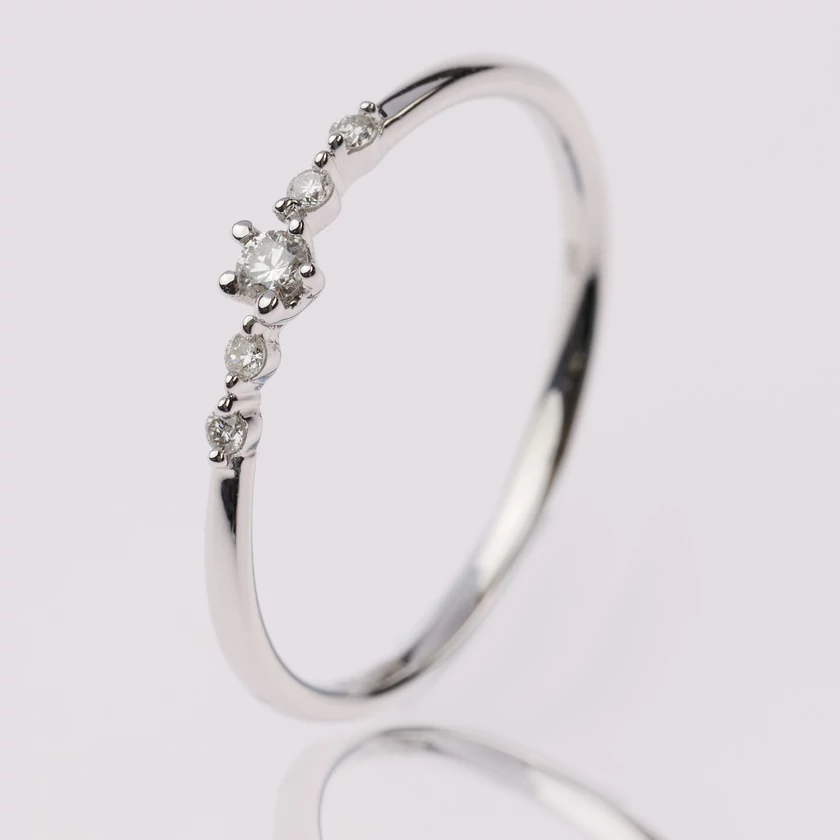 Velekey Diamond gyémánt gyűrű - BRI54867-007W-54