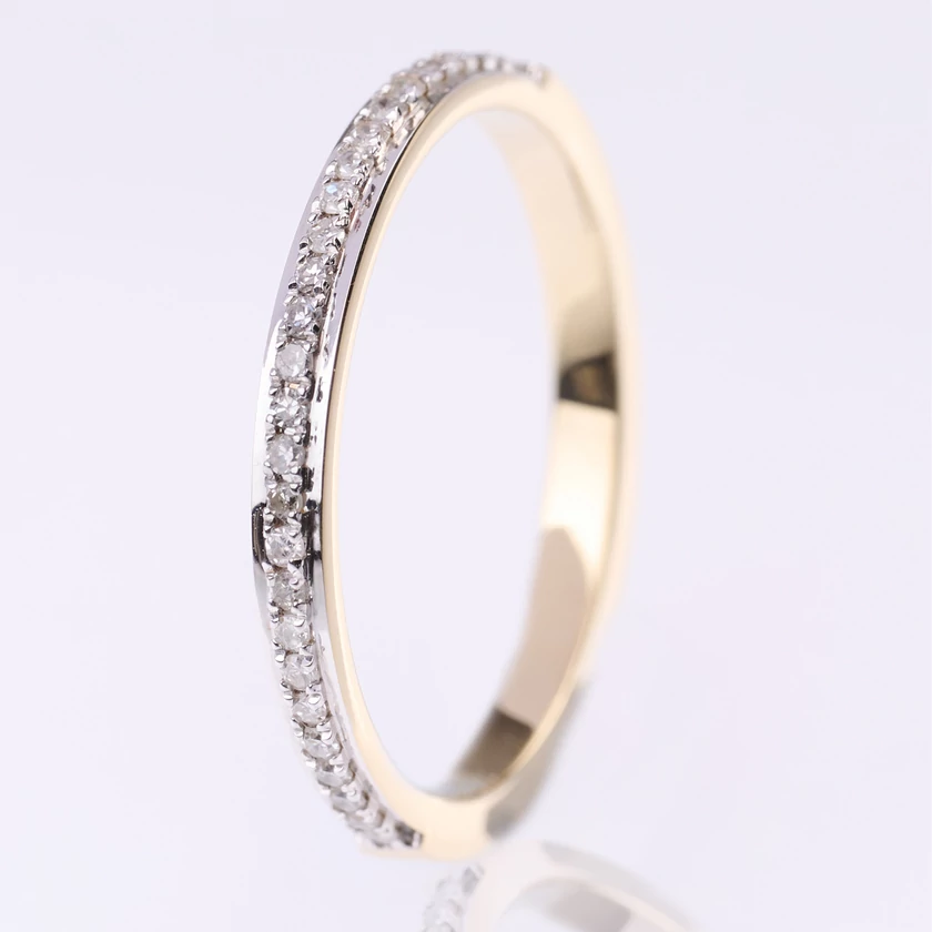 Velekey Diamond gyémánt eljegyzési gyűrű 0.1ct. - BRK09480AY-50
