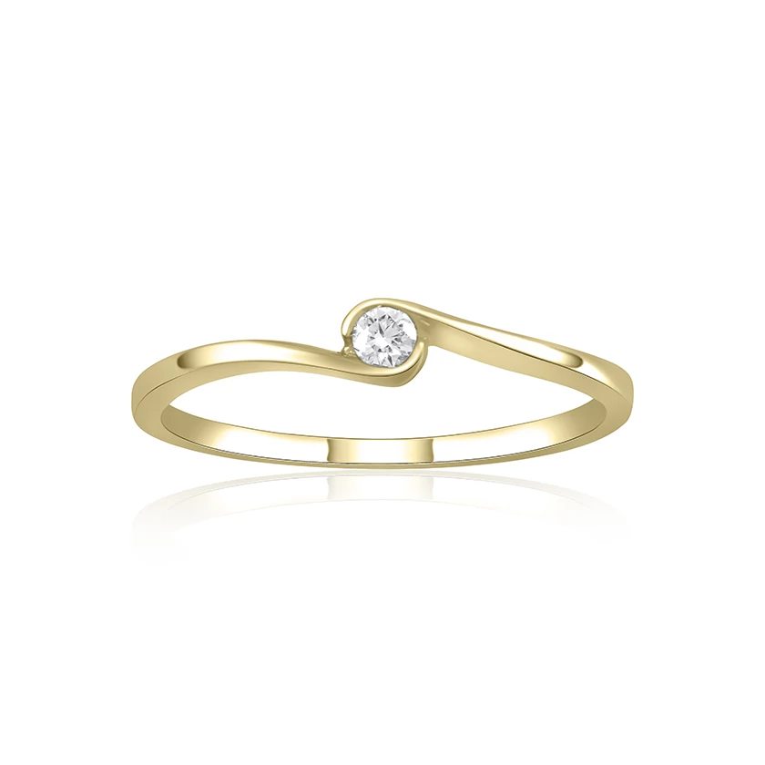 Velekey Diamond gyémánt eljegyzési gyűrű 0,05 ct. - BRS5856-005Y-53