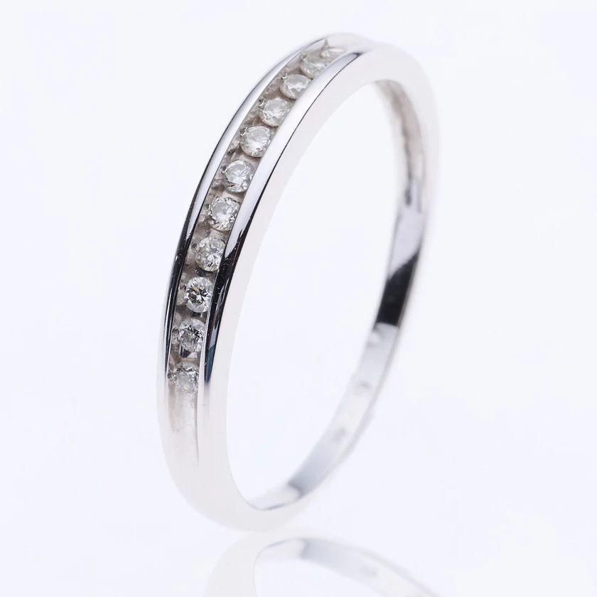 Velekey Diamond gyémánt eljegyzési gyűrű 0,10 ct. - BRS585W-48