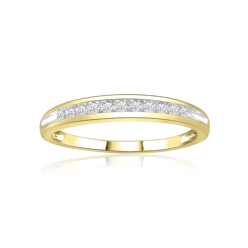 Velekey Diamond gyémánt eljegyzési gyűrű 0,10 ct. - BRS585Y-51