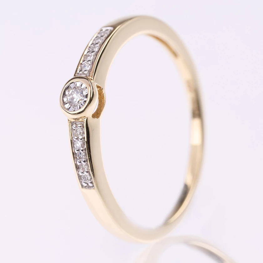 Velekey Diamond gyémánt eljegyzési gyűrű 0,05 ct. - BRS5860-005Y-48