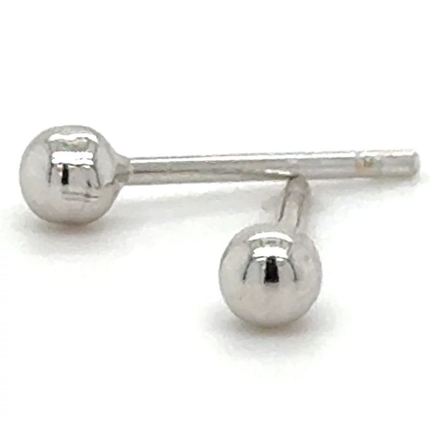 Velekey Gold fehér arany gömb fülbevaló - ER0034W