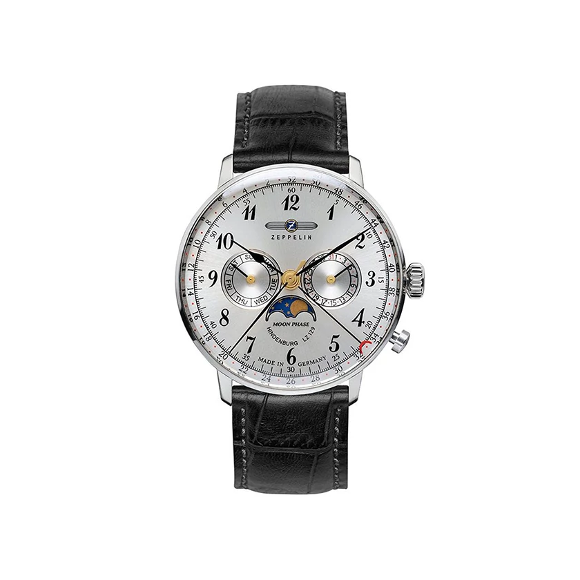 Zeppelin férfi óra  - 7036-1 - LZ129 Hidenburg Moonphase