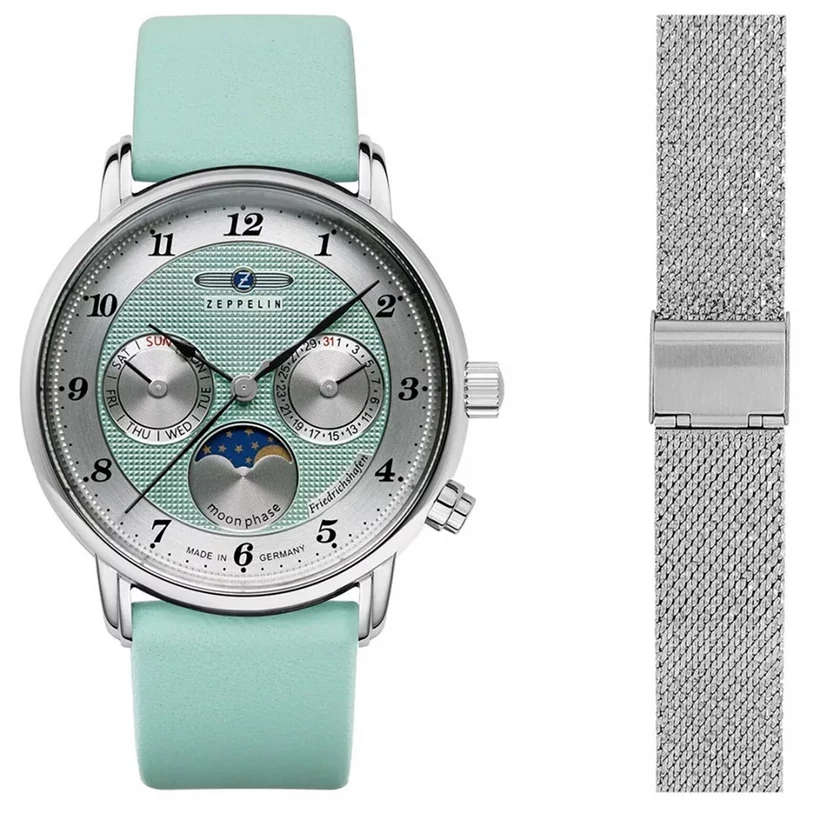 Zeppelin női óra és szíj szett - 8537-2_SET - Friedrichshafen Moonphase