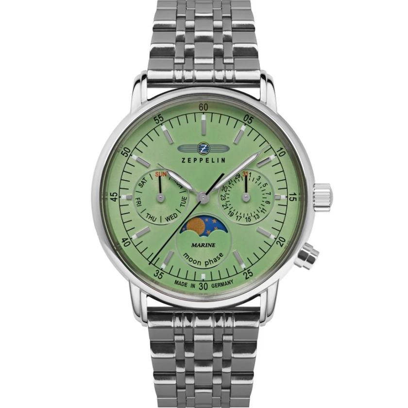 Zeppelin női óra - 8637M-4 - Marine Moonphase Lady