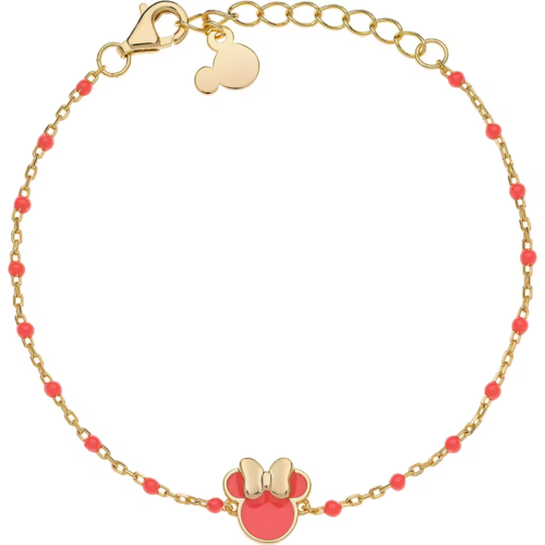 Disney rózsaszín Minnie arany karkötő - BS00077YL.55.CS