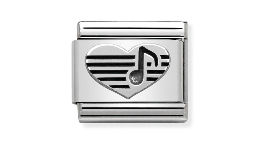 Nomination ezüst szív charm - 330101/06 Nomination ezüst szív charm - 330101/06