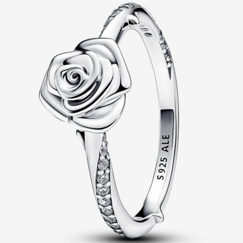 Pandora virágzó rózsa gyűrű - 193215C01-50