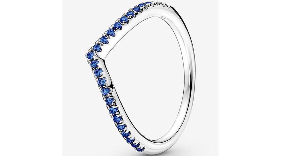 Pandora kék ragyogó kívánság gyűrű - 196316C02-56