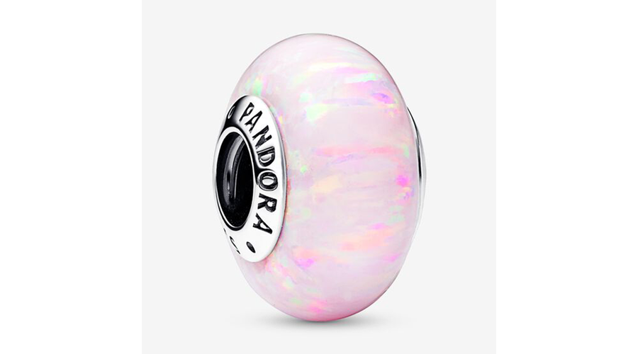 Pandora rózsaszín opál muránói charm - 791691C03