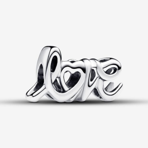 Pandora ezüst Love felirat charm - 793055C00