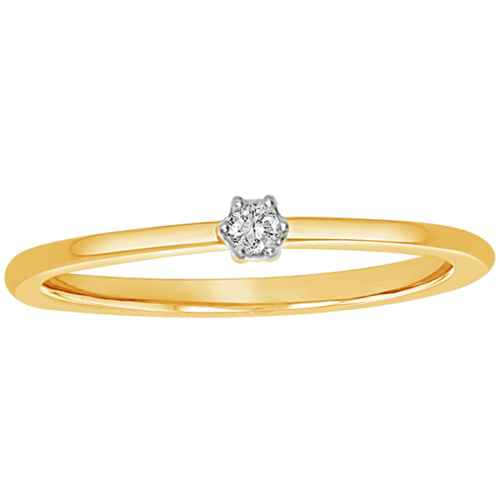 Velekey Diamond gyémánt eljegyzési gyűrű 0,04 ct. - BRCORR06636Y-50
