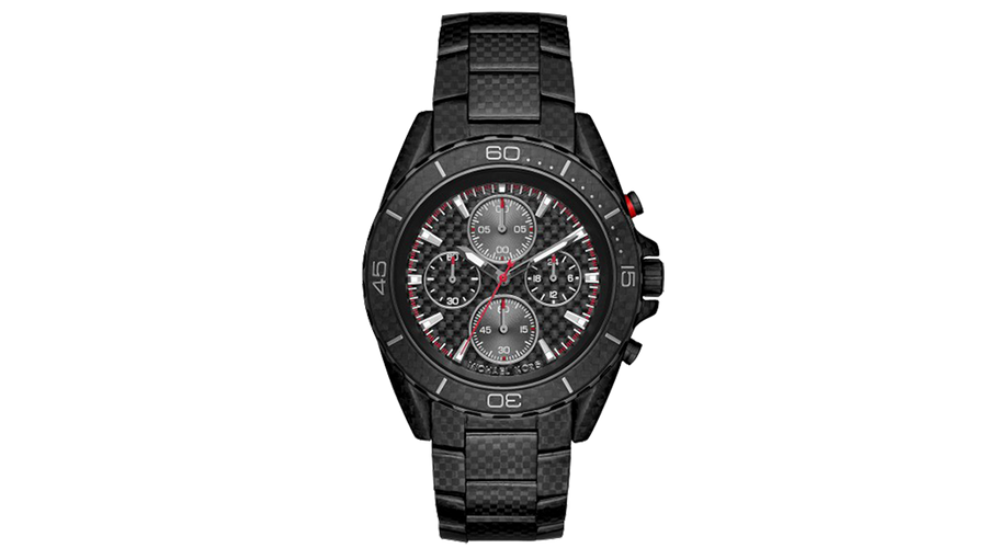 Michael kors carbon fiber watch clearance