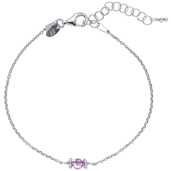 Alisia női karkötő - AL3063-Argento-Ametista - Anita Simple